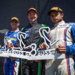 Podium of season race 3 in Zandvoort 2017.