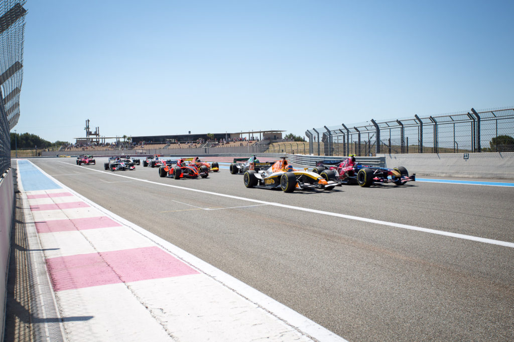 Start of race 2 at Paul Ricard 2017.